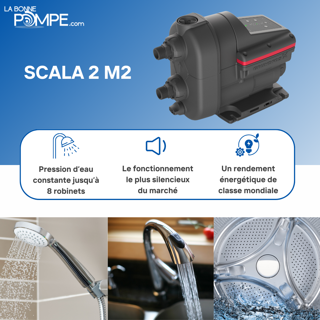 Les avantages du surpresseur Scala 2 de Grundfos